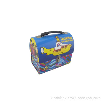 metal dome lunch box, domed tin canteen, dome tinplate bento